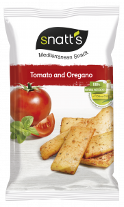 Snatt's Mediterranean Snack Tomato & oregano 120 gr Pillow bag